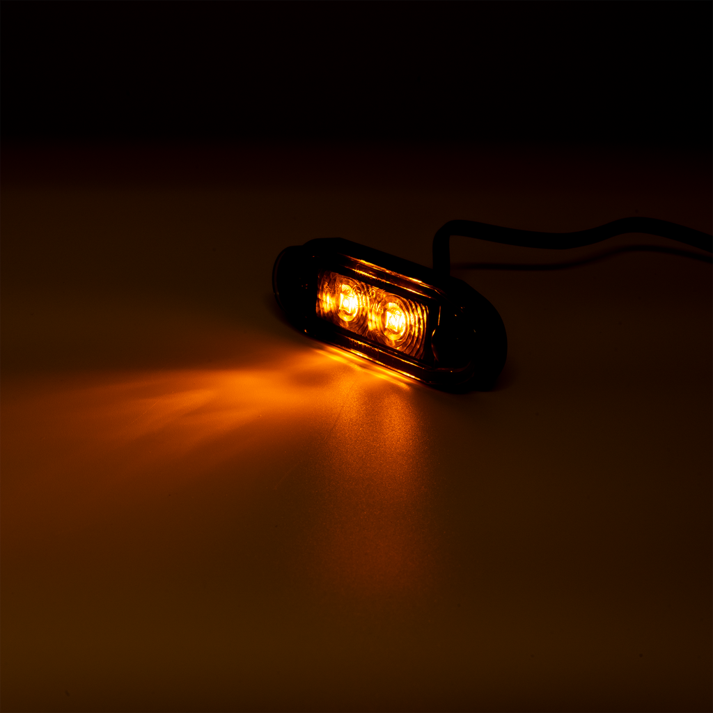 Boreman Easy-Fit LED Position Light - Amber (smoke lens)