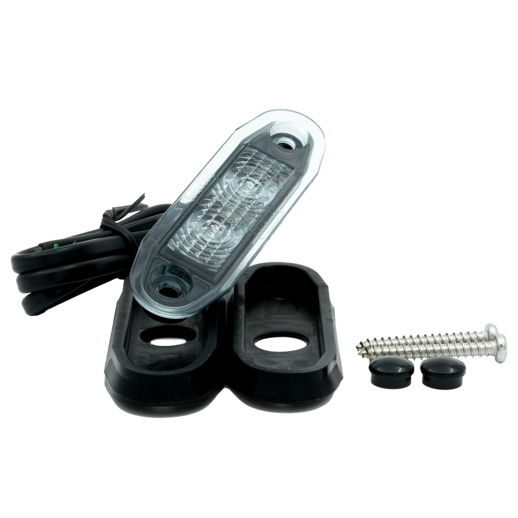 Boreman Easy-Fit LED Position Light - White (smoke lens)