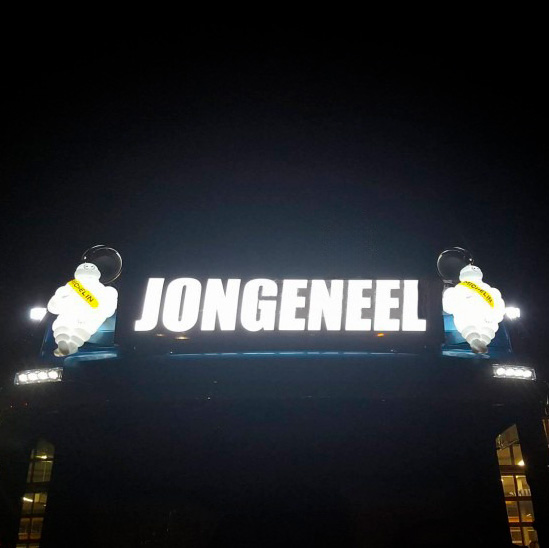 Old School Michelin Man with LED Lighting