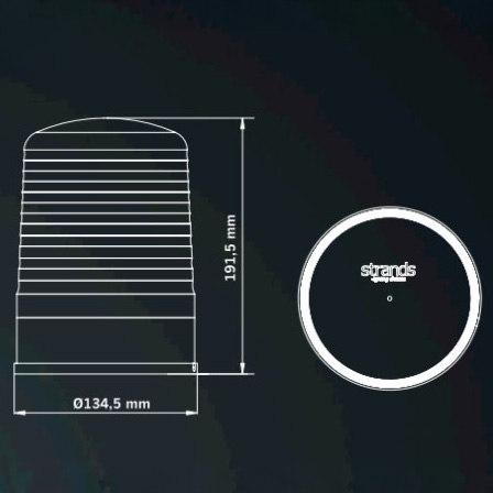 IZE LED Lighthouse 135mm - Surface Mount