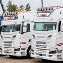 XL Sunvisor 'ODIN' for Scania NextGen 2017+ | 4 Lightholes | Height 35cm