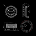 Black Raven Pharos LED Beacon Warning Light