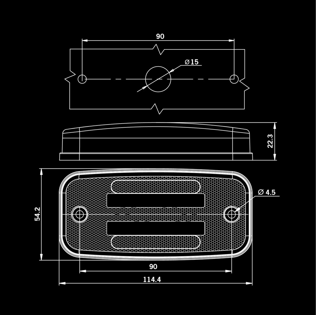 FREEDOM ADR Two Line Front Position Light