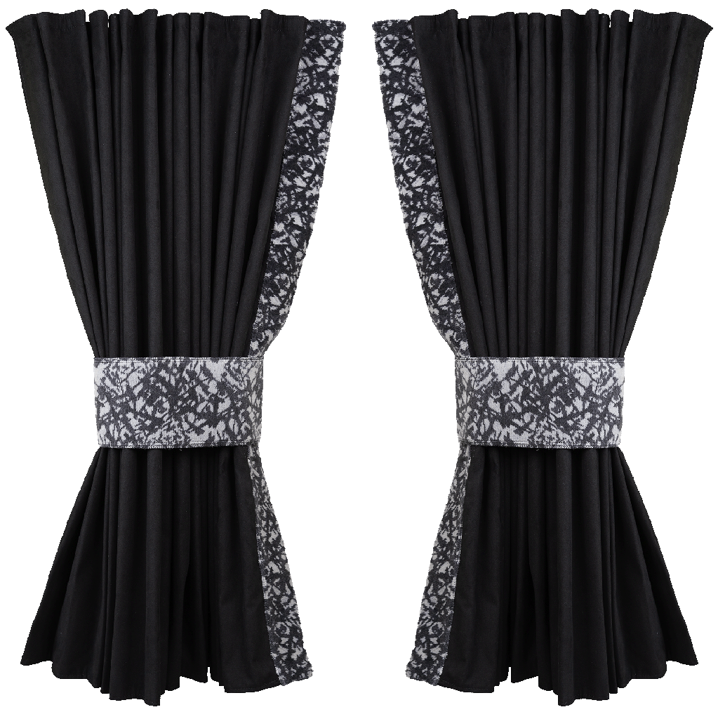 Nedking Side Curtains | Danish Grey | 95cm