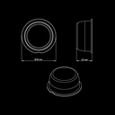 Viking ADR LED Unit 6 LED | Amber Lens | 5m Cable