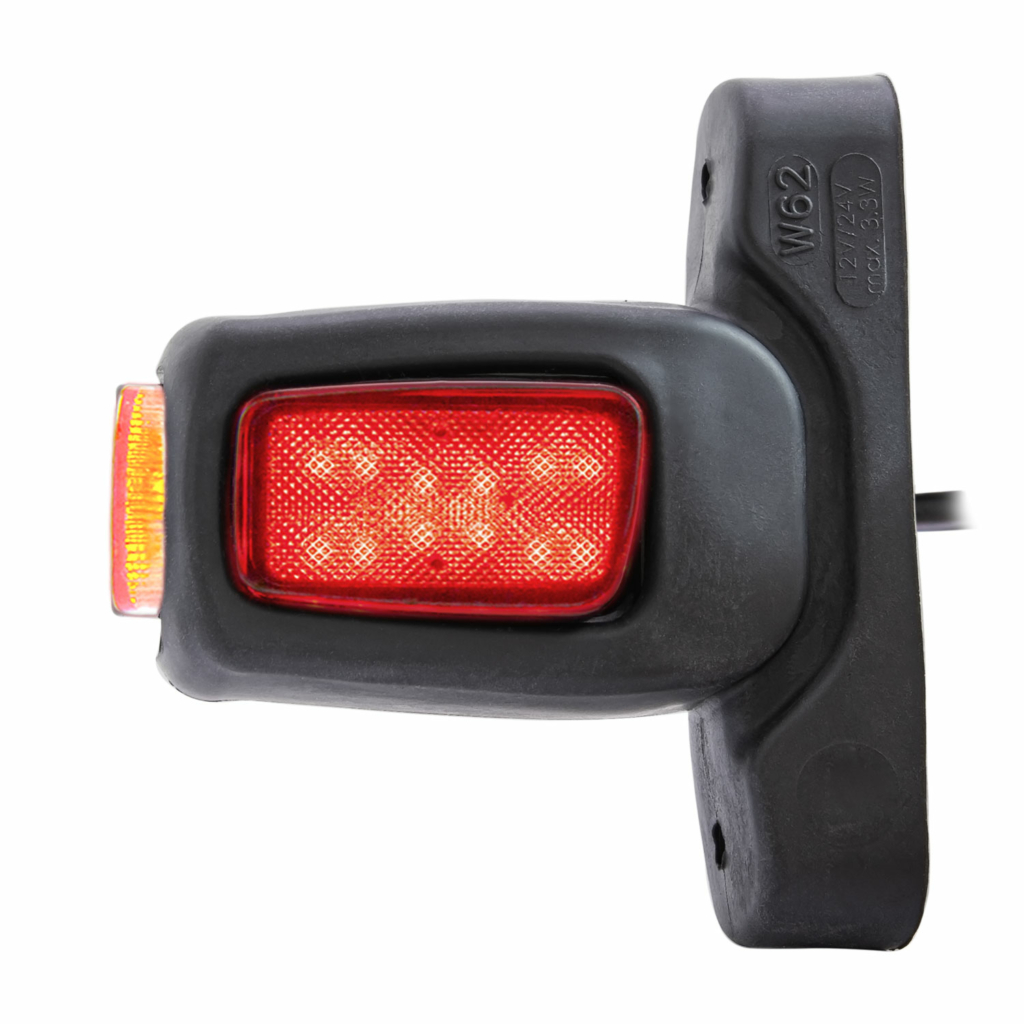 Sidemarker Rubber Arm Freedom LED 3 Colors - Left