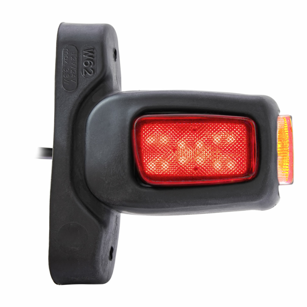 Sidemarker Rubber Arm Freedom LED 3 Colors - Right