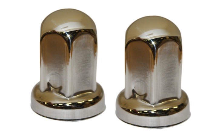 20-Pack Stainless Steel Wheel Nut Covers | Ø32mm - 65mm High