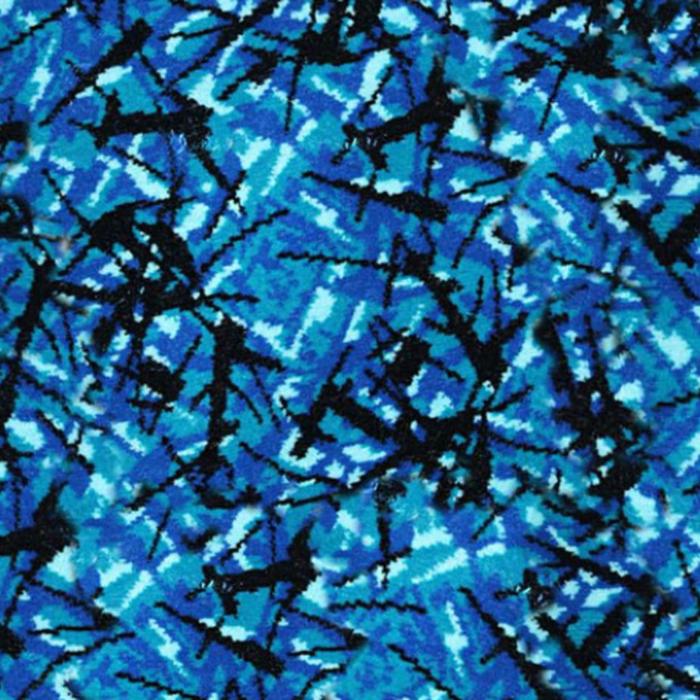 Deense Pluche Per Lopende Meter | Blauw