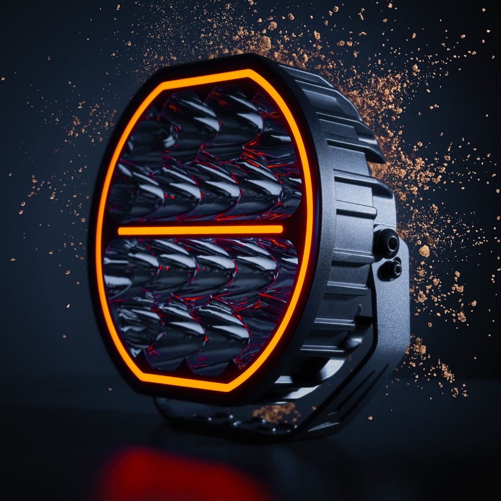 Big Energy 9" Full LED Verstraler - Extra Verre Lichtbundel