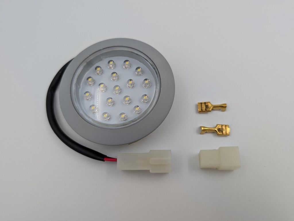 LED Interior Lamp 24V Ø55mm | Amber