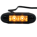 Boreman Easy-Fit LED Positielicht | Oranje met Smoke Lens