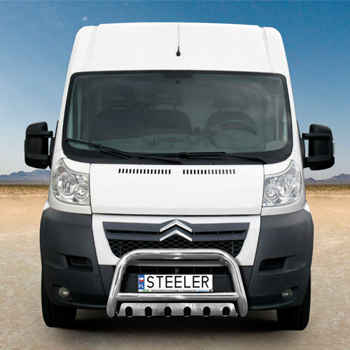 Pushbar + Skid Plate for Peugeot Boxer / Citroën Jumper / Fiat Ducato 2006+