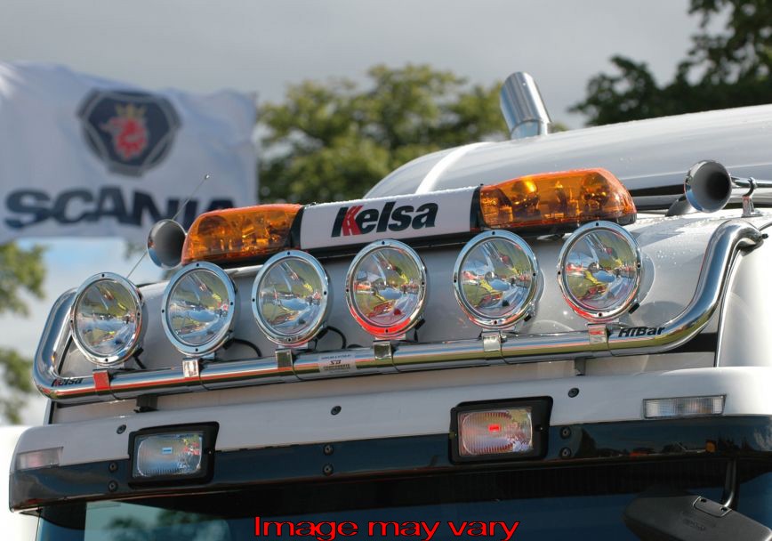 Stainless Steel HiBar for Scania R Series Highline | Drop-Down