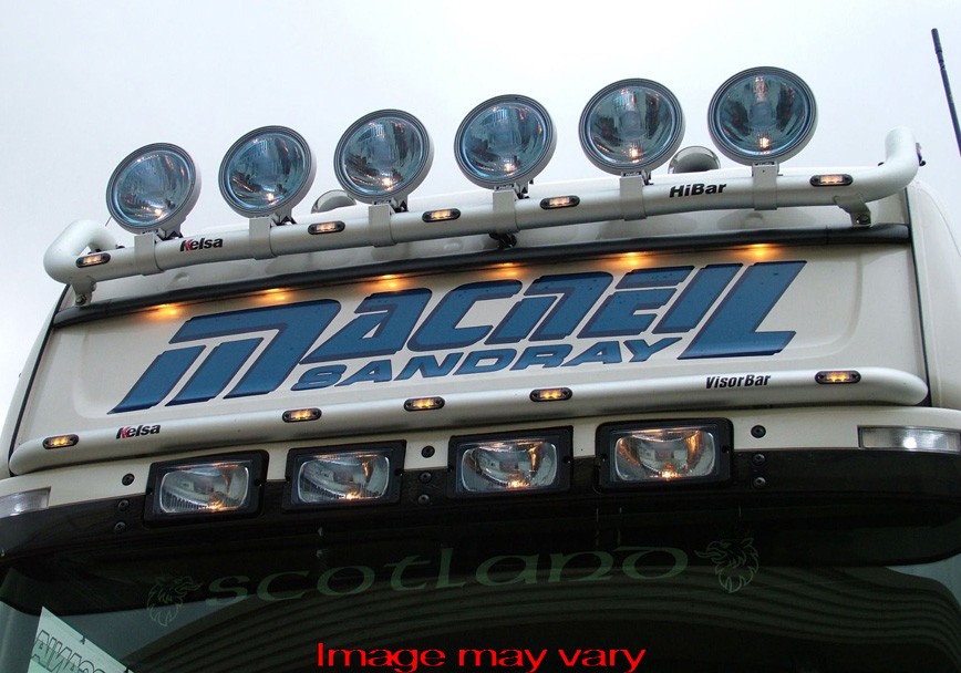 Aluminum HiBar for Scania 4 & R Series Topline | Drop-Down