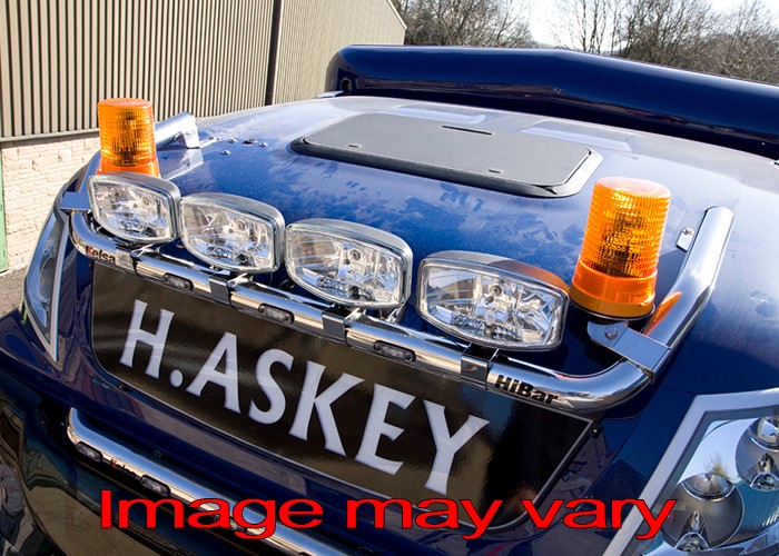 Stainless Steel HiBar for DAF CF Space Cab 2008+ | Drop-Down