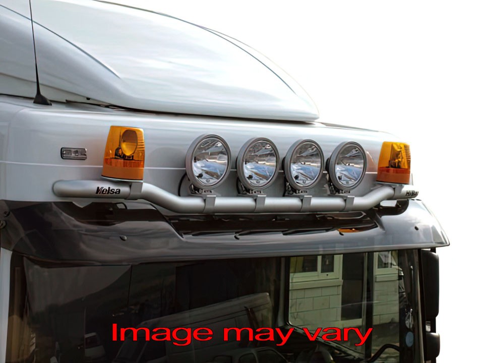 Aluminium HiBar voor DAF XF95/105/106 Space Cab | Breed Model - Zonneklepmontage