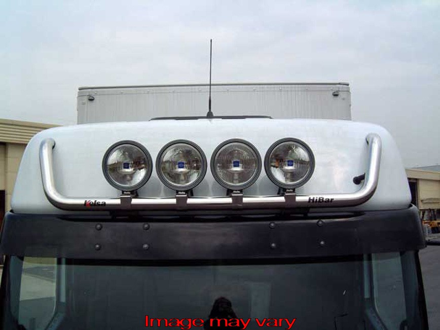 RVS HiBar voor Mercedes Atego / Axor met Hoge Slaapcabine | Zonneklepmodel