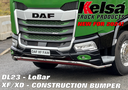 RVS LoBar voor DAF NGD XF & XD met Bouwbumper | 5 Witte + 2 Oranje LEDs
