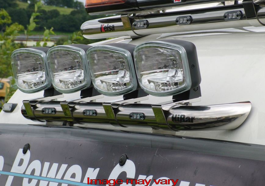 Aluminium HiBar voor MAN TGA & TGX XXL | Smal Zonneklepmodel