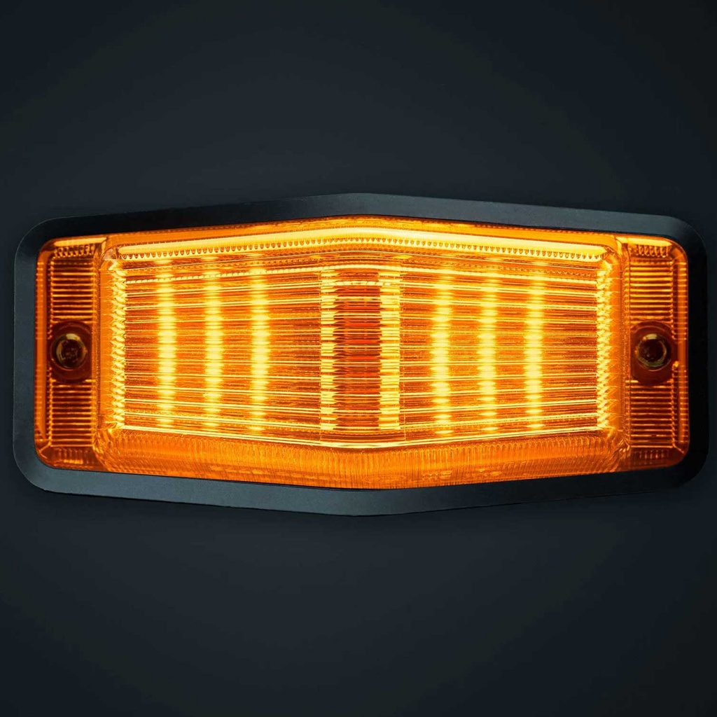 IZE LED Amber Double Burner | Amber Lens