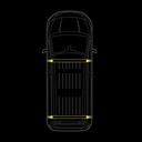 Cruise Light C-rack for KIA PV5 - 2 Racks / 4 Endcaps