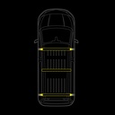 Cruise Light C-rack - KIA PV5 - 3 Racks / 4 Endcaps