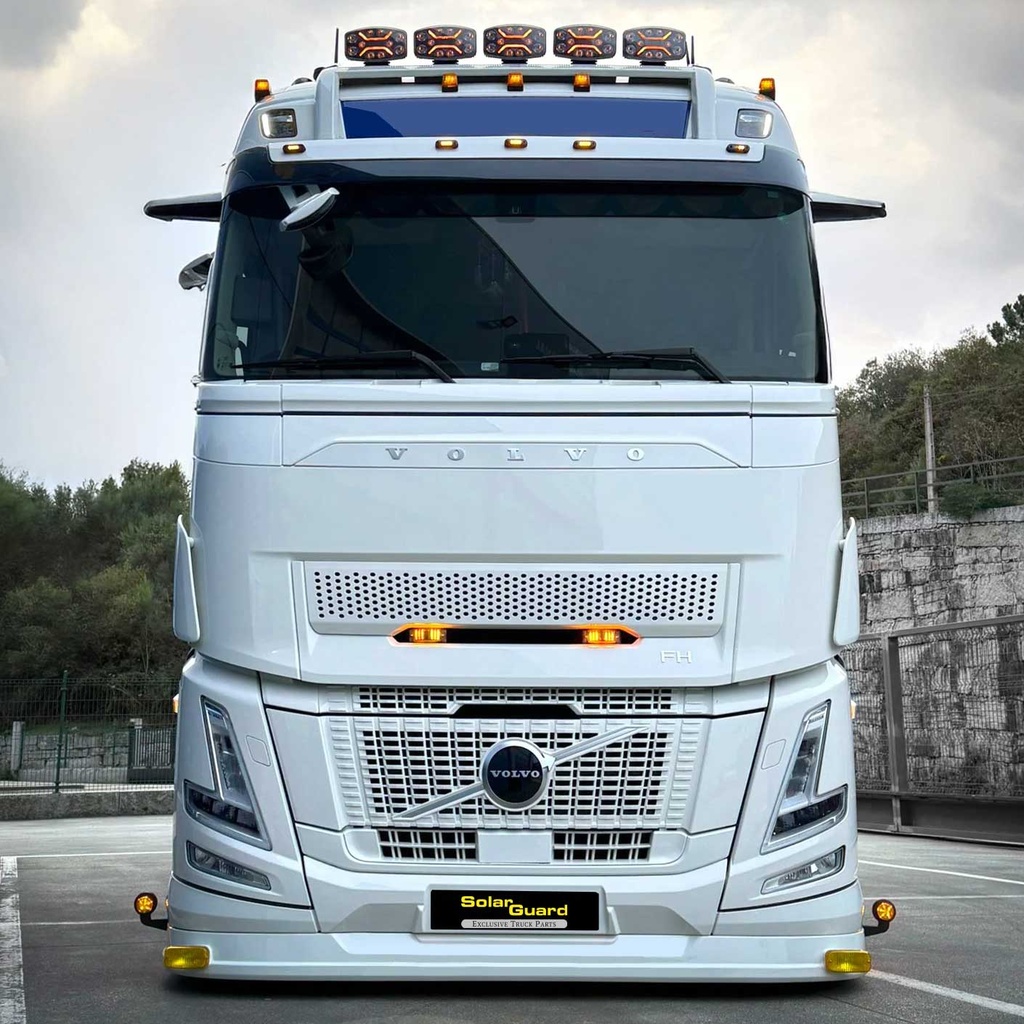 Bumper Spoiler for Volvo Aero | Type 2 | 2x Yellow Talmu