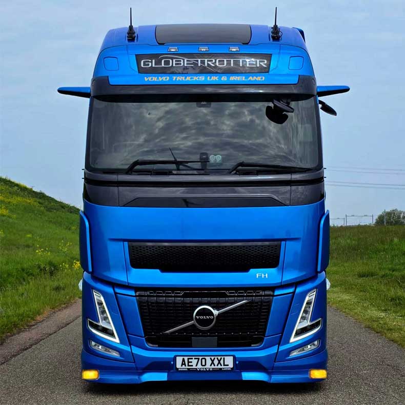 Bumperspoiler voor Volvo Aero | Type 3 | 2x Gele Talmu