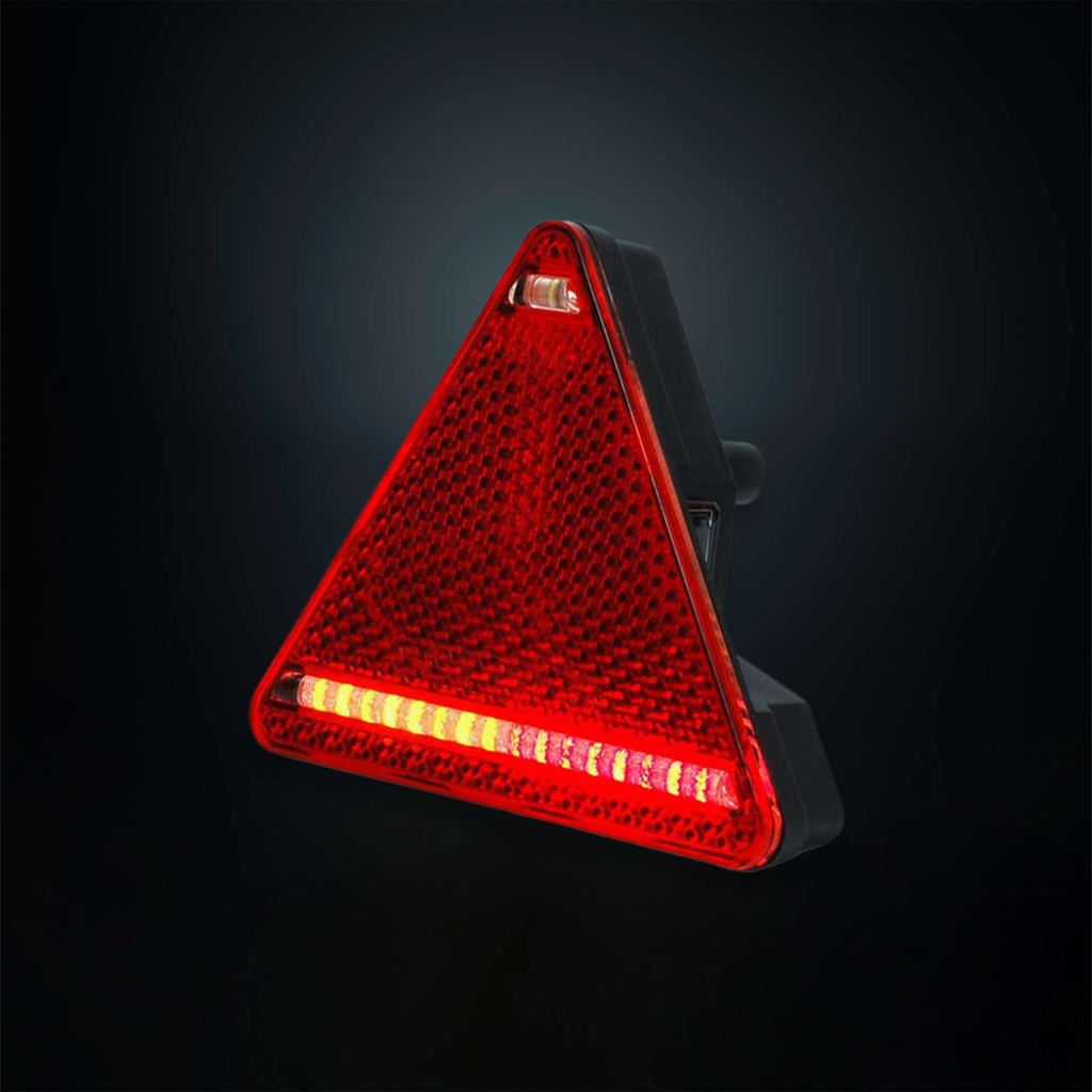 FREEDOM LEGACY 4 Function Tail Light with Reflex Fog Right Triangle