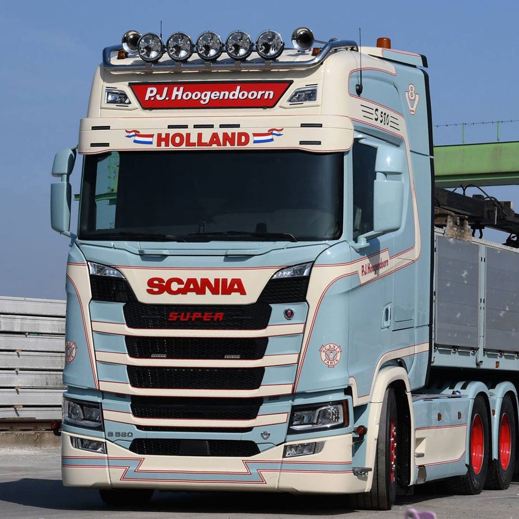 XL Sunvisor 'THOR' for Scania NextGen 2017+ | Height 30cm 7 Lights