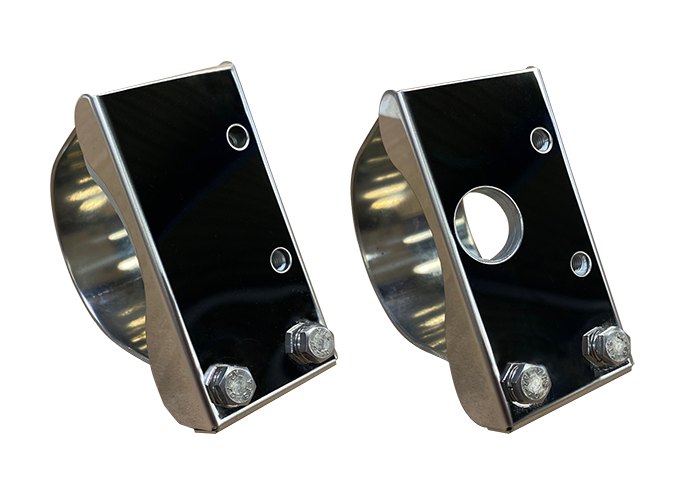 Set of Stainless Steel Mounting Clamps for Air Horn