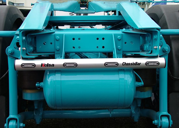 Aluminum ChassisBar for DAF Models with Standard Rear Chassis