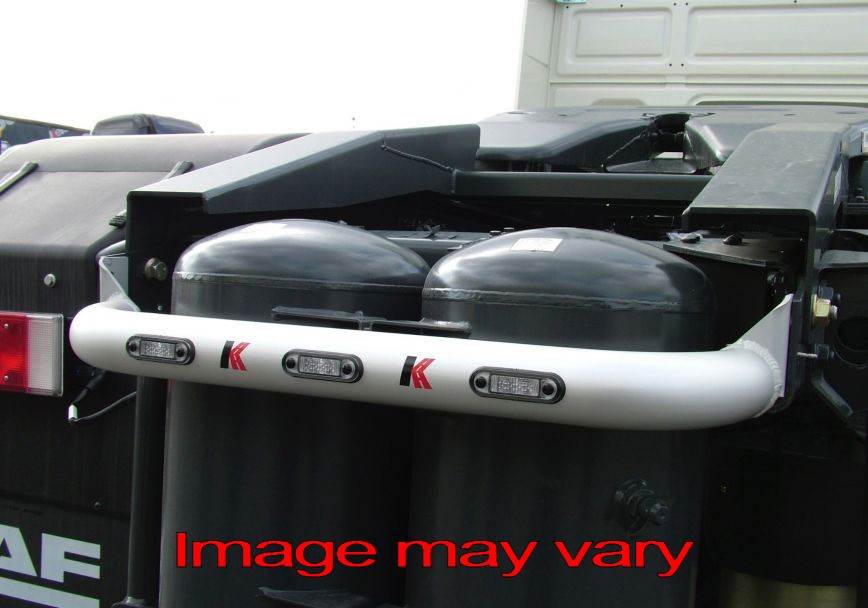 Aluminum ChassisBar for DAF 6x2 Midlift Models with Vertical Air Tanks