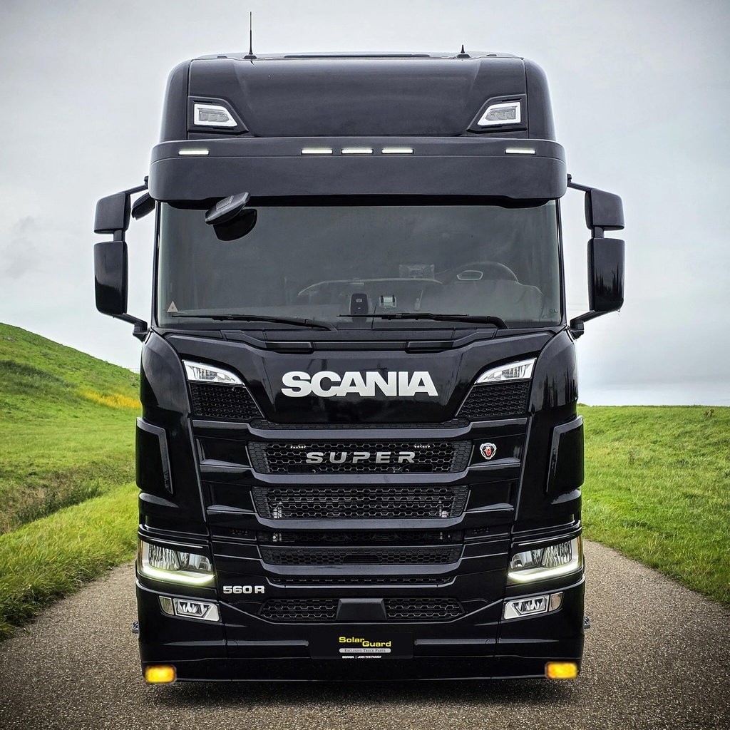 Bumper Spoiler for Scania NextGen with AirRide Medium Bumper | Type 4 | 2x Yellow Talmu