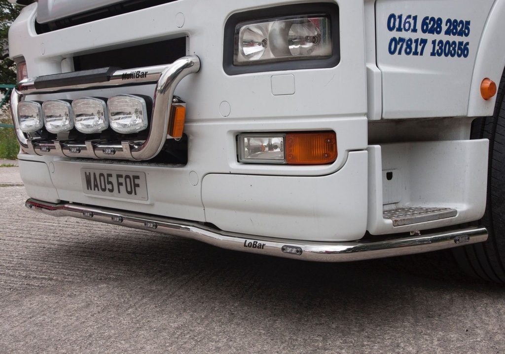 Aluminum LoBar For MAN TGA with 7 Amber LEDs