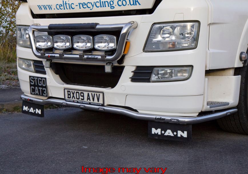 TGX LOBAR MET 7 ORANJE LEDS ALUMINIUM