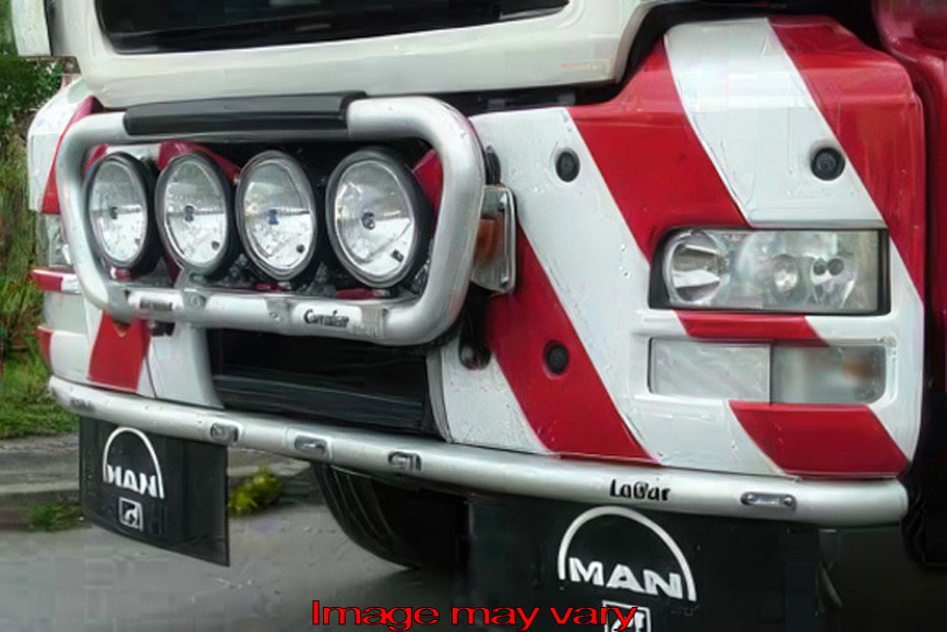 LoBar Aluminum for MAN TGS Euro 5 with Construction Bumper | 5 Amber LEDs