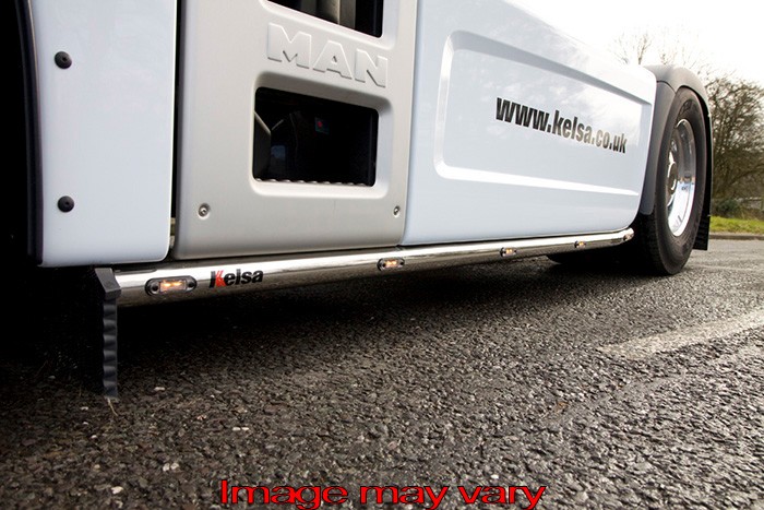 Aluminium SideBars MAN TGX Euro 6 | Wielbasis 3600mm