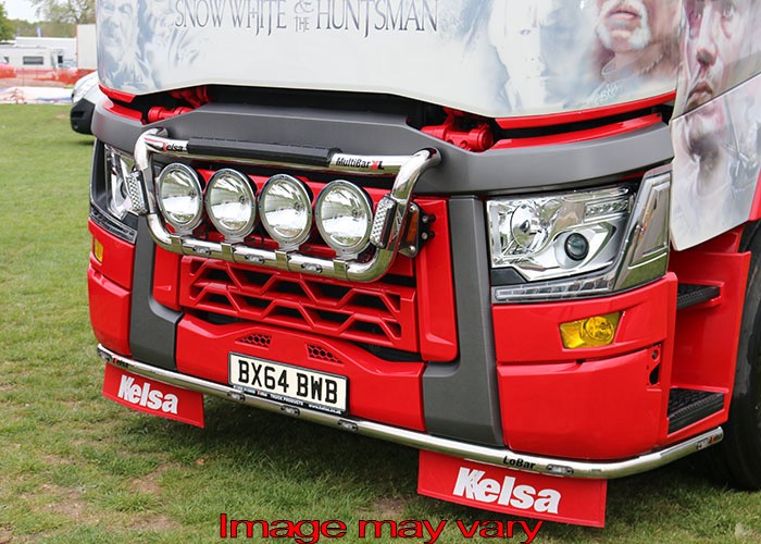 LoBar St. Steel for Renault T Series | 5 White & 2 Amber LEDs