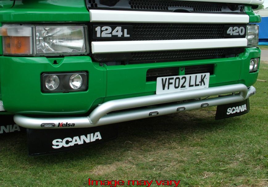 Aluminum LoBar for Scania 4 Series | 5 Amber LEDs