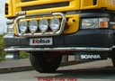 RVS LoBar voor Scania R1 met Bouwbumper | 5 Witte LEDs