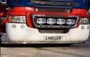 RVS LoBar voor Scania R2 met Lage Bumper | 5 Witte & 2 Oranje LEDs
