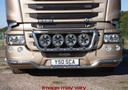 R2 LOBAR MET ORANJE LEDS RVS lage bumper (voorkant)