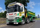 Stainless Steel LoBar for Scania R&S NextGen with High P40 Bumper | 5 White & 2 Amber LEDs