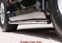 RVS SideBars voor Scania R2 met lage SideSkirts (Uitlaat onder Truck) | 5 Oranje LEDs