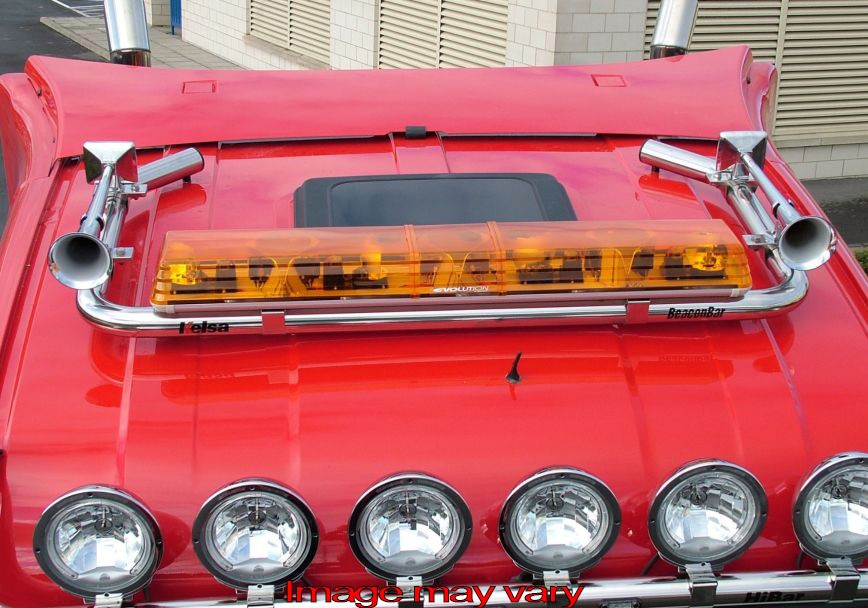 Aluminum BeaconBar for Scania 4/R-Series | Flat Mounting