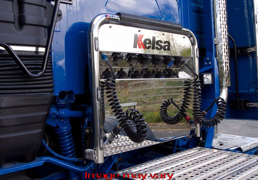 Aluminum AirBar for Volvo FH2 & FH3 | 6 Red LEDs