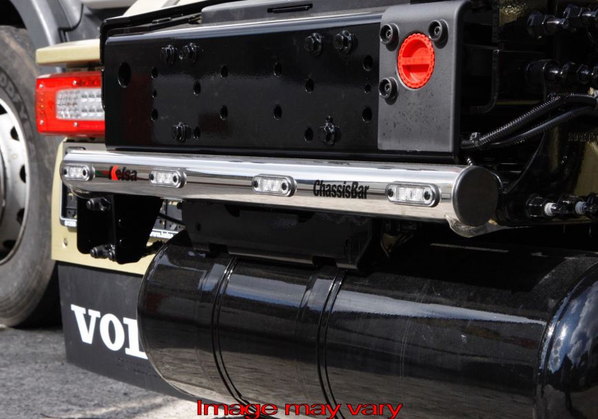 RVS ChassisBar voor Volvo FH 4x2 & 6x2 2002+ | Batterijen Achteraan