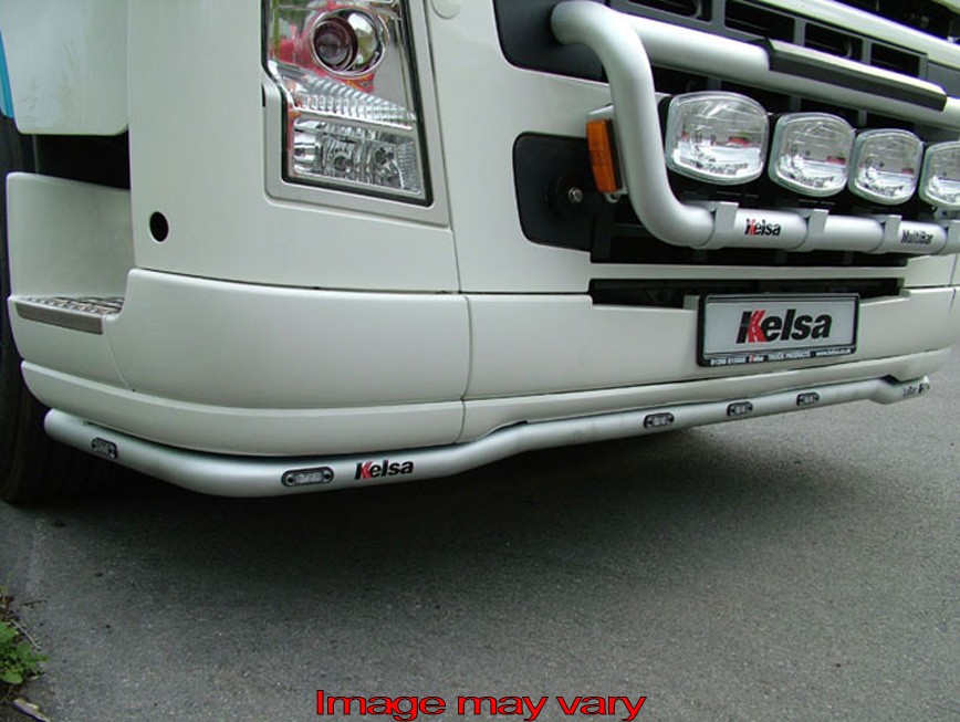Aluminum LoBar for Volvo FH/FM2&3 | 5 White & 2 Amber LEDs